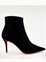 Women's New luxury Slim High-heeled Ankle Boots Fashionable Pointed Side Zipper High Tube Large Size Knee Length Women's Boots 35 white