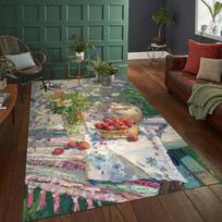 Monet Lotus Painting Area Rug for Bedroom Living Room Non-Slip Floor Mat Artistic Home Decor Gift Idea 80x120cm(31x46in)