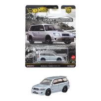 Hot Wheels Car Culture Fast Wagon Subaru Forester STI Vehicle Toy Diecast Car Silver JBK87 (Ages 3+) gray