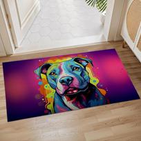 Dog Rottweiler Indoor Door Mat, Floor Area Rug for Entryway, Living Room,Non-Slip Doormat, Animal Design Home Decor Rug Gifts 40x60CM