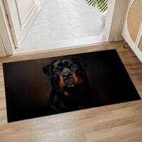 Dog Rottweiler Indoor Door Mat, Floor Area Rug for Entryway, Living Room,Non-Slip Doormat, Animal Design Home Decor Rug Gifts 40x60CM