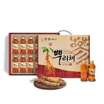 Ibichae Red Ginseng Extract Health Drink with Whole Ginseng Roots 120ml 12 pcs