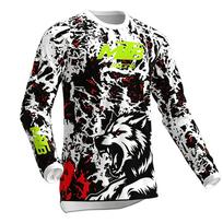Kid Jersey Mountain Bike T-Shirt Motorcycle Offroad Mtb Jersey Motocross Shirt Sweatshirt Sportwear Clothing Outdoor Sports Top 6XL black