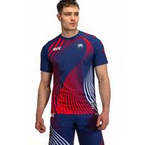 Venom MMA Boxing Training Set Quick-Dry Short Sleeve Top Shorts Men Women Gym Running Combat Sports Kids 3XL Height 140-150cm mėlyna