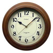 Santel Retro Clock Wall DQL611 Japanese-made Radio-Controlled (Antique Radio-Controlled Clock) beige