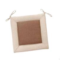 Chair Cushion Multiuse Comfortable Practical Nonslip Washable Tatami Pad Seat for D beige