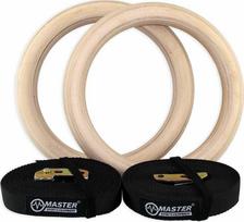 Meistras mediniai gimnastikos žiedai MASTER