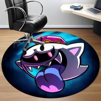1 vnt. Gengar, Pokémon kėdės kilimėlis biurui, patalpoms, neslystantis, plaunamas poliesterio pluošto kilimėlis, kilimėlis biurui, skalbiamas mašinoje 120cm blue