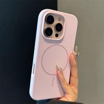 Originalus skysto silikono „Magsafe“ dėklas, skirtas „iPhone 17 Pro 16 15 Plus 14 13 12 11 Pro Max Air“ magnetiniam belaidžio įkrovimo guminiam dangteliui For iphone 17Pro