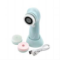 Facialuse Cleansing Brushes Facial Scrubber Electric Exfoliating Spin Cleanser Device Waterproof Deep Cleaning Massage Remove Blackhead mėlyna