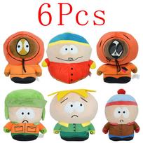 Karštas South Park žaislas Animacinis pliušinis lėlės Stan Marsh Kyle Browski Eric Theodore Cartman Pliušinė pagalvė Žaislas Vaikų gimtadienio dovana red