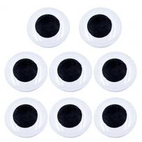 8Pcs 7-15cm Eyes For Bushes Big Googly Wiggle Eyes Self-Adhesive Eyes Sticker For DIY Crafts Home Decor Halloween Accessories XXL black