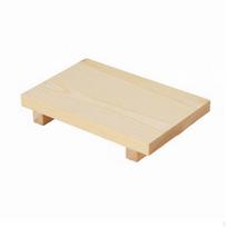 Medinis pjedestalo stovas, vintažinio dizaino, medinis, universalus, stačiakampis padėklas su kojelėmis Wood Small beige