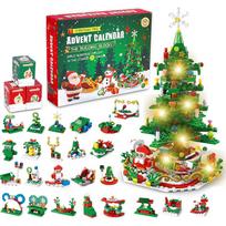 Christmas 24 Countdown Surprise Children's Blind Box Small Gift Building Block Set Toy Desktop Ornament Gift green