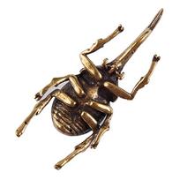 Žalvarinė vabzdžių figūrėlė Miniatiūriniai vabzdžiai Arbata Pet Ornamentas Vario vabalo statula black