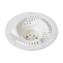Japanese Style Universal Vortex Floor Drain Hair Filter for Bathroom & Toilet White Drain Filter Screen - 1 piece white