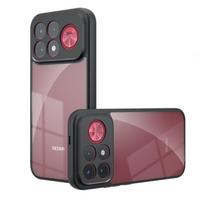 Matte Clear Phone Case For Redmi K100 Pro Max K90 Max K90Ultra Acrylic PC + TPU Shockproof Bumper Back Cover Soft Frame Shell Redmi K100 Pro Max gray