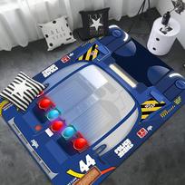 Retro Back To The Future Room Mats Washable Non-Slip Living Room Sofa Chairs Area Mat Kitchen Alfombra 40cm x 60cm gray