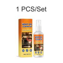 Kitchen Grease Cleaning Spray Heavy Oil Eliminator Oven Range Hood Stove Degreaser Multi Surface Fast Decontamination 50ml 1 PCS orange