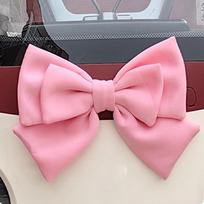 1Pc Large Fabric Bow For Motorcycle Universal Electric Bike Kids Bicycle Car Decoration Helmet Decorations Helmet Accessories