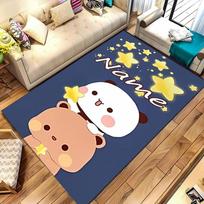 Custom personalization Bubu and Dudu Area Rug - Perfect For Kitchen, Bathroom,Laundry Room Decor Large Size Available,Gift All Seasons 60cmx90cm