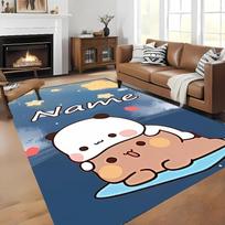 Custom personalization Bubu and Dudu Area Rug - Perfect For Kitchen, Bathroom,Laundry Room Decor Large Size Available,Gift All Seasons 80cmx120cm