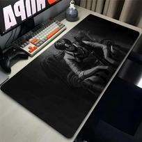 Japan Anime Leather Mousepad PC Gamer Cabinet Keyboard Rug Levi Ackerman Extended Desk Mat Laptop Attack on Titan Mouse Pad 800x300x2mm gray