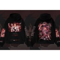 Fushiguro Toji Hoodies Vyrams Moterims Megztinis Jujutsu Kaisen Grafika Ilgas Marškinėlis Streetwear Dydis Oversized Y2k Hip Hop Megztinis Moteriški Vyriški Drabužiai XL įvairiaspalvis