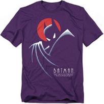 Popfunk Batman The Animated Series Logo T Shirt Black XL violetinė