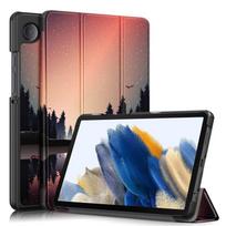Odinis dėklas, skirtas Samsung Tab A9, 8,7 colio 2023 m. dangtelis, apsaugantis odą, odinis planšetinis kompiuteris Funda, skirtas Galaxy Tab A9 Plus Case Coque Tab s7 plus beige