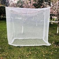 Kempingo tinklelis Lauko tinklelis, Baltas, Smulkus tinklelis, 200x200x180cm white