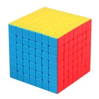 Meilong Speedcube Professional Black and Stickerle Moyu 8x8x8 7x7x7 6x6x6 Maginis kubas MofangJiaoshi 4x4 5x5 Greičio dėlionė žaislas