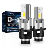 Briteye D4R LED Headlight for D4R Vehicle Inspection Compatible with Vehicle Inspection, 6,500K White, For D4R only gray