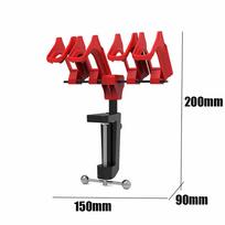 DSPIAE PT-AB Wash-Free Airbrush with Marker Rack for Gundam Scale Models Painting Tool Quick Paint Change Hobby DIY Craft Tools red