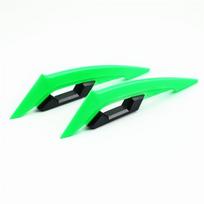 Motociklo Aerodinaminis Spoileris Sparnas 1 Pora Universalus Lipnus Lipdukas Motociklo Modifikavimo Aksesuarai fluorescencinė geltona spalva