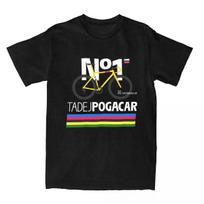 Cycling Pogi Team T-Shirt Hip Hop T Shirts Short Sleeve Tour-De France Funny Tops Summer Cotton O Neck Plus Size 5XL Tees 4XL black