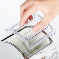 A25F-Manual Ice Crusher Mini Ice Shaver Chopper Snow Cone Smoothie Maker Ice Block Breaker Machine Mud Blender beige