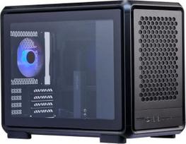 Cooler Master MasterFrame 400 Mesh PC-Gehäuse, Midi-Tower, Micro-ATX, ARGB, Tempered Glass - schwarz