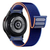 Dirželis Samsung Galaxy Watch 7/6/4/classic/5 pro 44mm 40mm riešui Be tarpų Nailoninė sportinė kilpa correa apyrankė Galaxy Watch 7 Dirželis Galaxy Watch 6 44mm gray