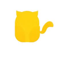 Sieninio nuotolinio valdymo pultelio laikikliai Organizatorius Lipnus nuotolinio dėklo laikiklis Mobiliojo telefono įkroviklio laikiklis katės formos laikymo dėžutė yellow white