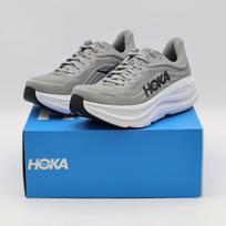 1162011-GCTC HOKA BONDI 9 GALACTIC GREY STELLAR GREY (Men's) 12 gray