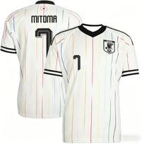 Klasikiniai japoniški vėduokliai T-shirt Retro Kvėpuojantis Tinka visiems sezonams Ne. 7 Futbolo marškinėliai L white
