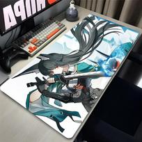 Zenless Zone Zero Hoshimi Miyabi Pelės kilimėlis Žaidimų aksesuarai Kompiuterio pelės kilimėlis Anime ZZZ Klaviatūros biuro kilimėliai Guminiai pelės kilimėliai 30cmx60cm gray