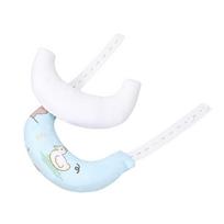 Cartoon Print Baby Neck Pillow Soft Filling Infant Support Pillow Baby Rest Pillow  Stroller Use 3 white