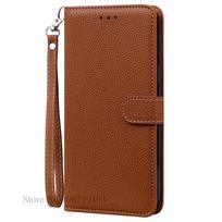 6/6T dėklas Oneplus 6 dėklui Odinis atverčiamas piniginės viršelis Oneplus 6T dėklui Stovas Knygelės viršelis Oneplus 6 dėklui 6T Coque Fundas For Oneplus 6T brown