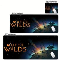 Mouse Pad XXL Anime Gamer Outer Wilds Mousepad Laptop Universe Space Solar System HD Desk Mat PC Gaming Accessories Keyboard Pad 30x80cm black