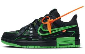 Nike Air Rubber Dunk Off-White Green Strike Men's Sneakers 36 black