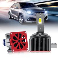 D8S LED Headlight, Car Inspection Compatible, Pon Mount, Compatible with Genuine HID LEDs, Compatible D8S balta