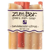 ZUM, Zum Bar, Ožkos pieno muilas, Sandalmedžio - Citrusinių vaisių kvapas, 3 oz muilo gabalėlis beige
