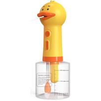 Portable Electric Dog Cleaning Foam Machine Automatic Soap Dispenser For Bathing Rechargeable Shampoo Mix Bottle geltona